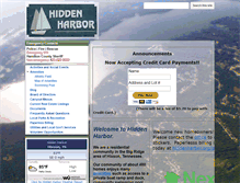 Tablet Screenshot of hiddenharbor.org